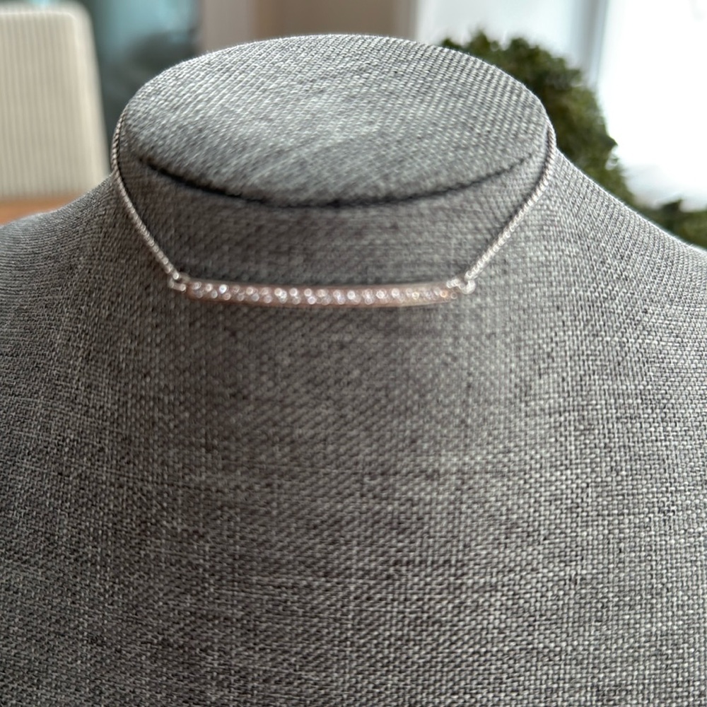 Elegant Diamond Bar Chain Bracelet